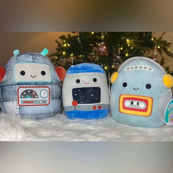 Squishmallows Toys Squishmallow Bob Robot Adin Video Game Casia